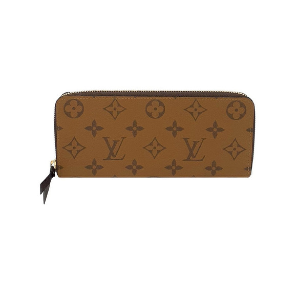 Louis Vuitton Handbags - Louis Vuitton Monogram Reverse Portefeuille Clemence Round Zipper Long Wallet
